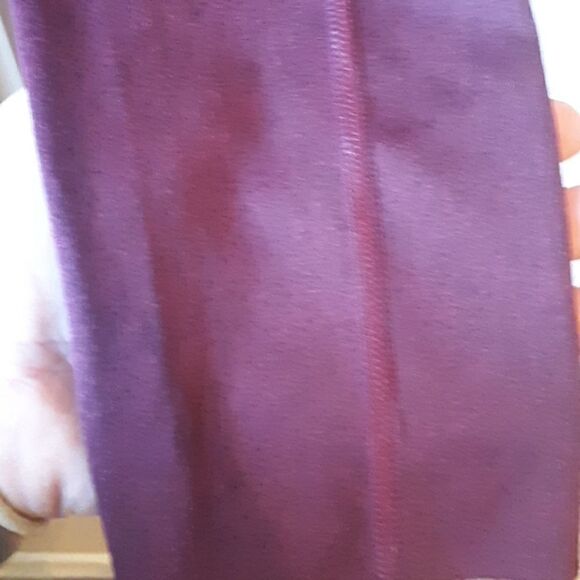 💫💫💫MAROON & BLACK MARLED YOGA WORKOUT ACTIVEWEAR LEGGINGS S - Picture 4 of 6